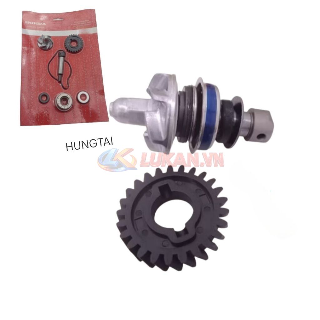 Bộ quạt, trục cốt ti nhông bơm nước WINNER, SONIC 150... zin Honda