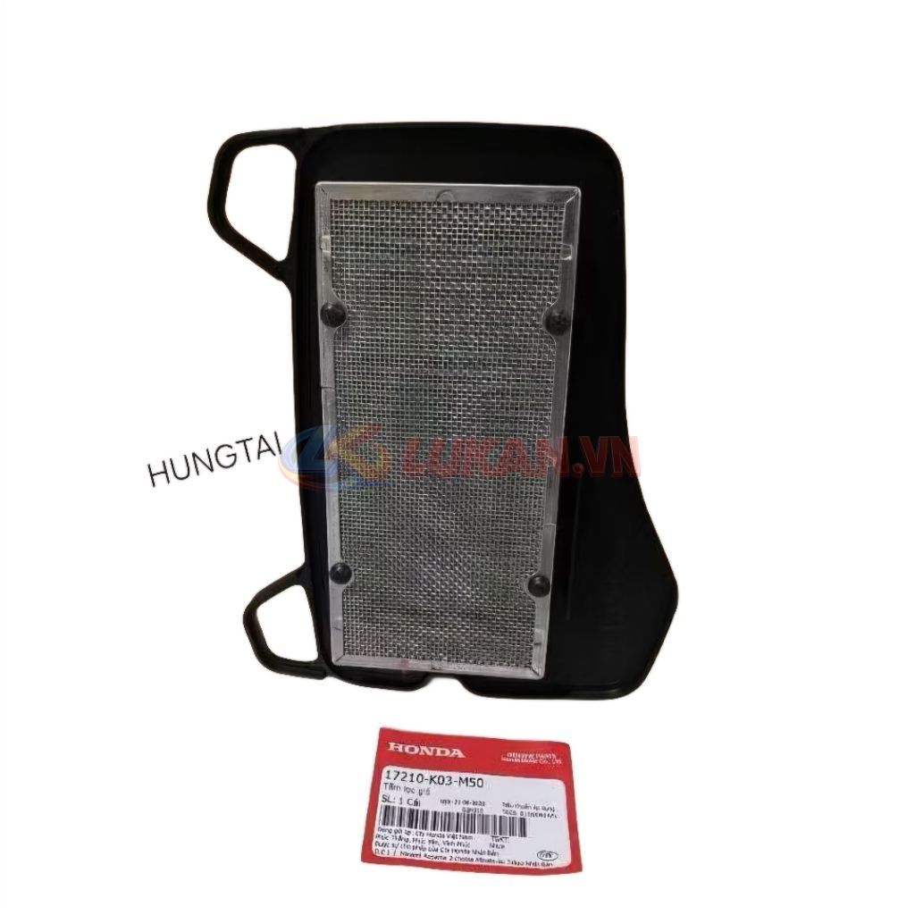Tấm lưới lọc gió, lọc khí pô e, bao tử WAVE RSX 2014-2026... zin 17210-K03-M50 - Ảnh 2