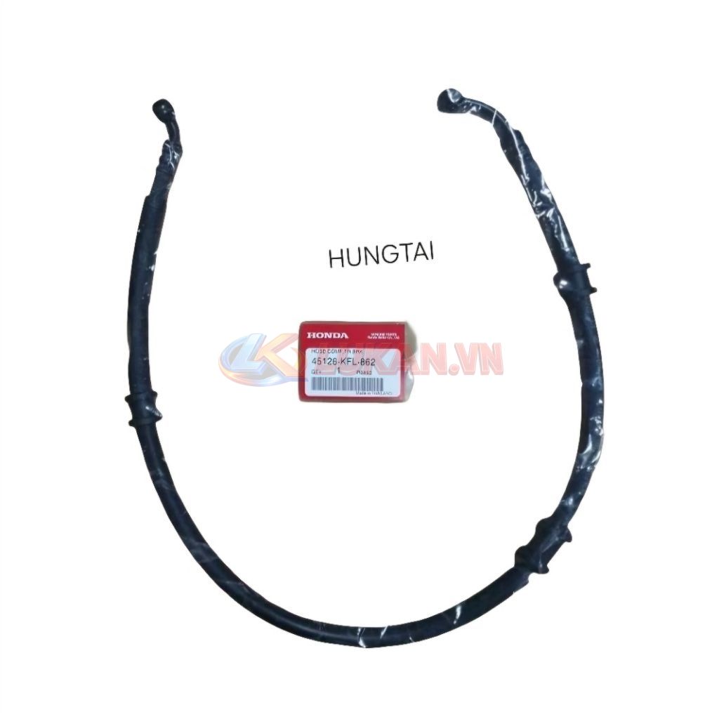 Ống dẫn dây dầu thắng, phanh đĩa xe WAVE Thái 110 zin Honda 45126-KFL-862 - Ảnh 2
