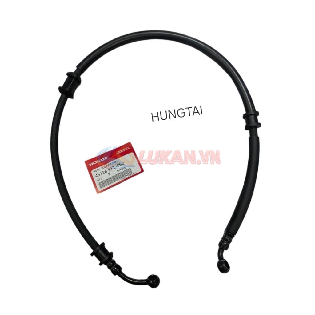 Ống dẫn dây dầu thắng, phanh đĩa xe WAVE Thái 110 zin Honda 45126-KFL-862 - Ảnh 4