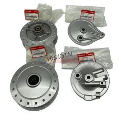 Bộ 4 má đùm, moay ơ pass phanh Super DREAM, WAVE ALPHA... zin Honda