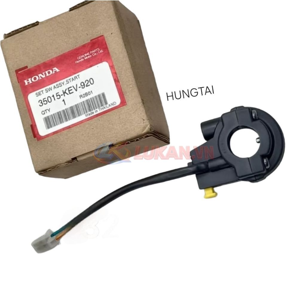 Cùm công tắc đề khởi động, ống ga WAVE Thái zin 35015-KEV-920 - Ảnh 2