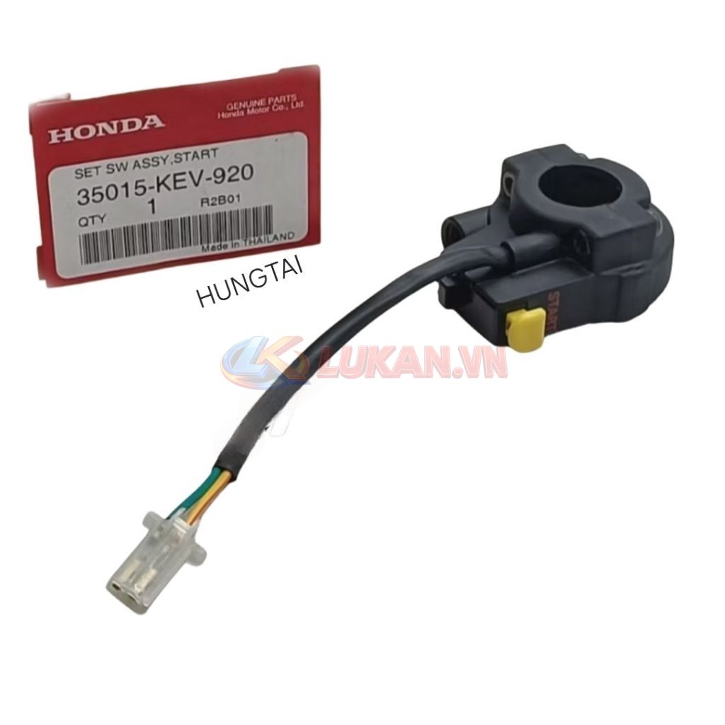 Cùm công tắc đề khởi động, ống ga WAVE Thái zin 35015-KEV-920 - Ảnh 4