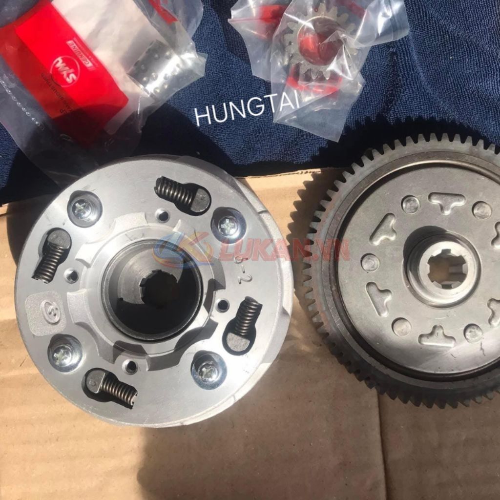 Bộ nhông nồi côn, ly hợp xe CUB 78, 81, 82... zin chính hãng SYM - Ảnh 4