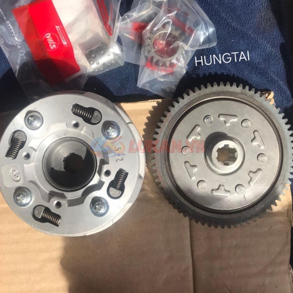 Bộ nhông nồi côn, ly hợp xe CUB 78, 81, 82... zin chính hãng SYM - Ảnh 5