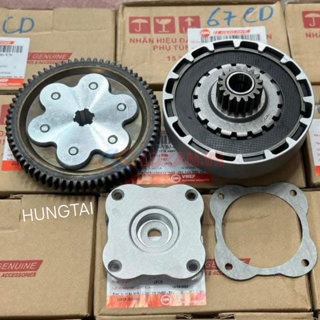 Bộ nhông nồi côn tay, ly hợp xe 67, CD, CL... zin chính hãng SYM - Ảnh 4
