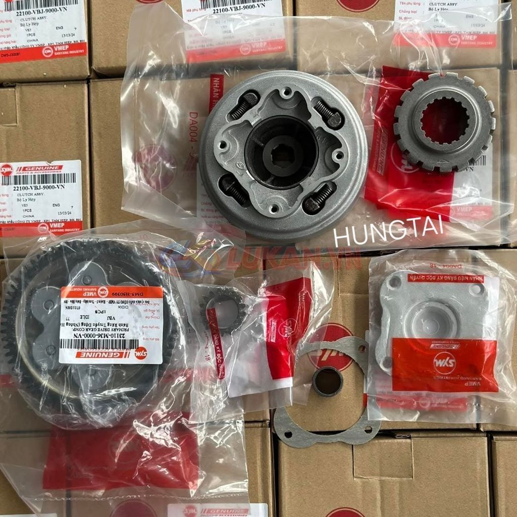 Bộ nhông nồi côn tay, ly hợp xe 67, CD, CL... zin chính hãng SYM - Ảnh 7