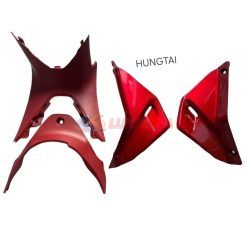 Bộ ốp nhựa dưới baga FUTURE LED, WAVE 125.... Đỏ zin bụng dưới yên