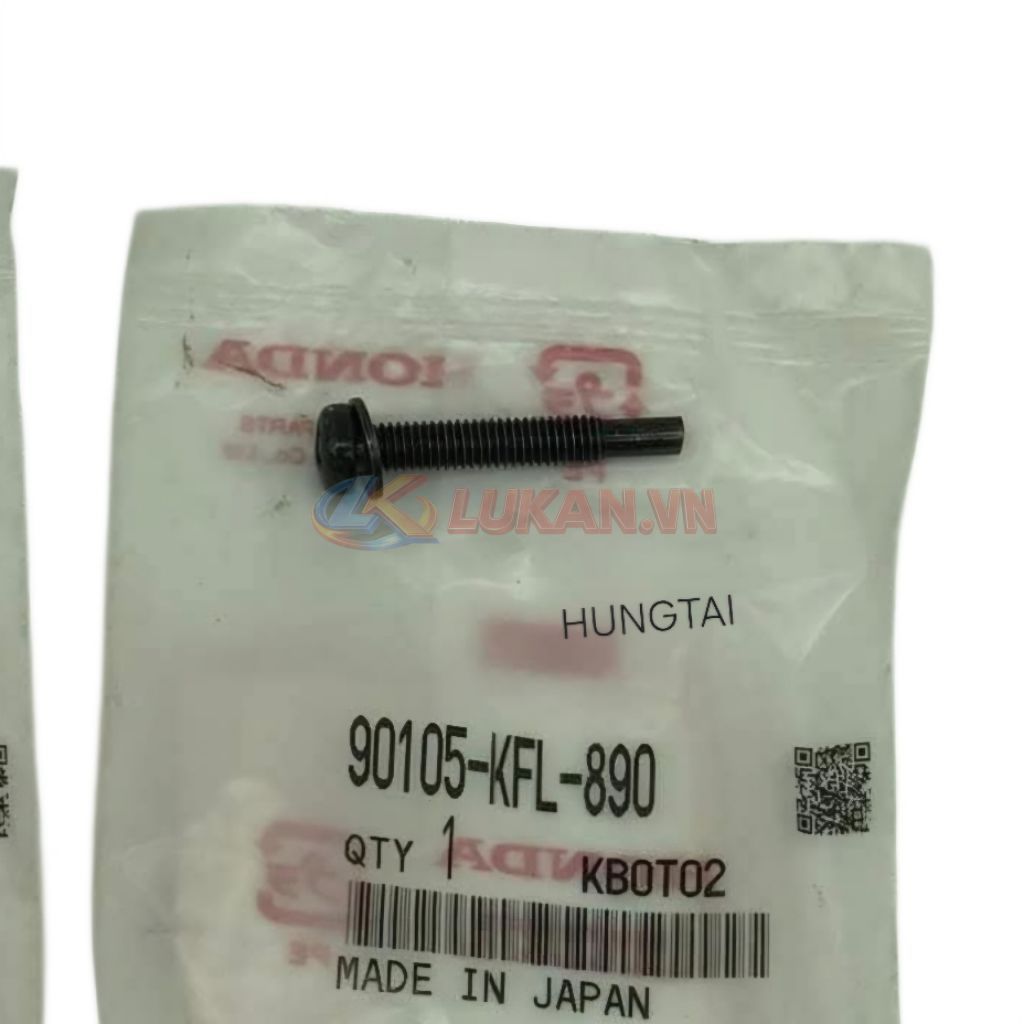 Ốc vít nhựa vỏ đầu đèn xe FUTURE 1 đời đầu zin 90105-KFL-890 - Ảnh 3