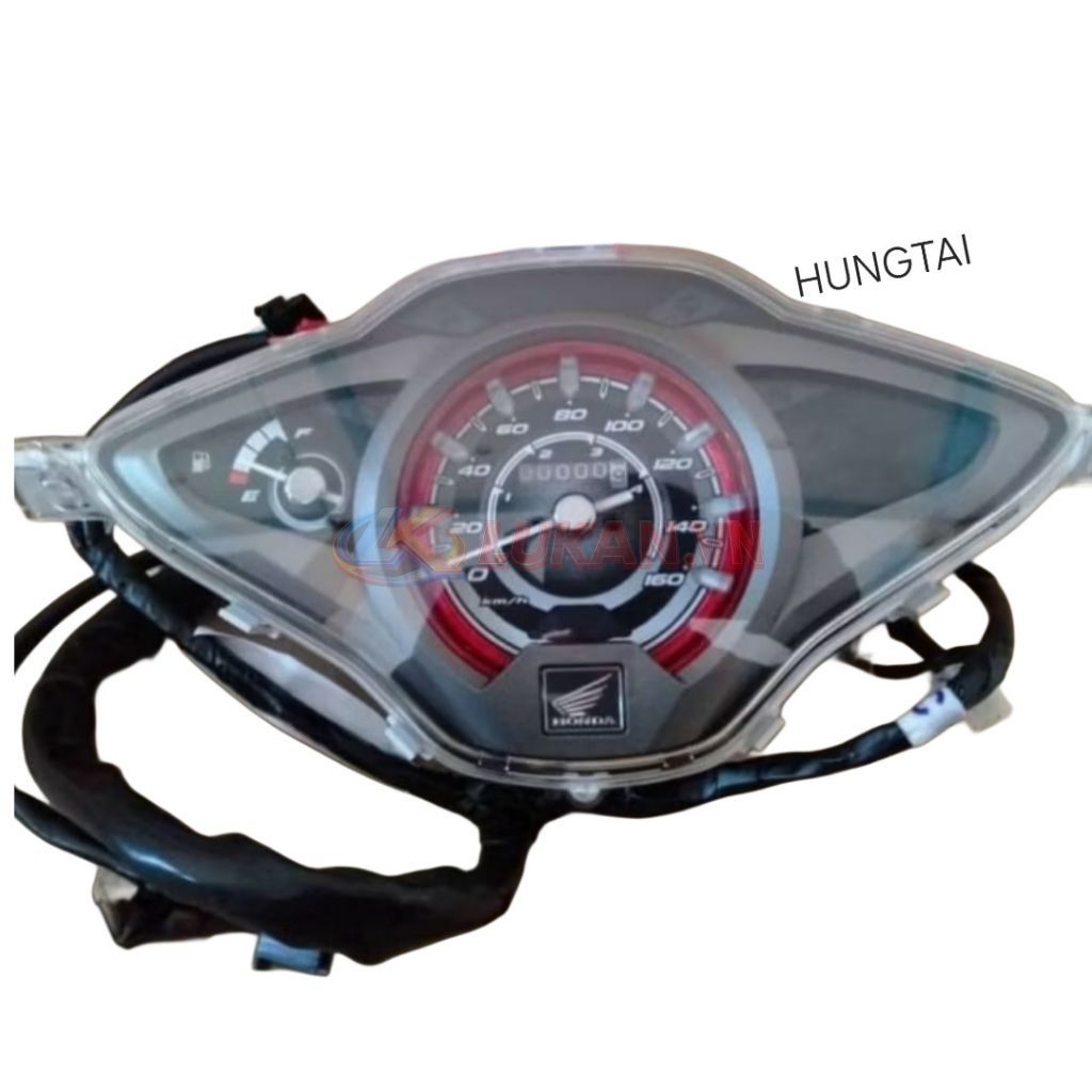 Cụm đồng hồ, công tơ mét FUTURE MẬP, LED, WAVE 125... viền Đỏ zin 37100-K73-T31 - Ảnh 3