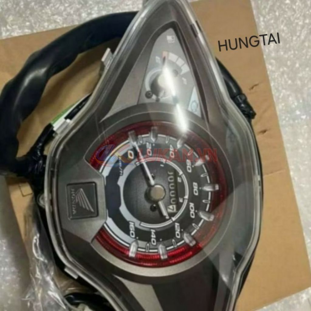Cụm đồng hồ, công tơ mét FUTURE MẬP, LED, WAVE 125... viền Đỏ zin 37100-K73-T31 - Ảnh 5