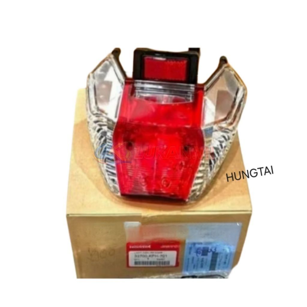 Cụm đuôi đèn hậu, lái stop FUTURE NEO, X, WAVE 125... zin Honda Thái - Ảnh 6
