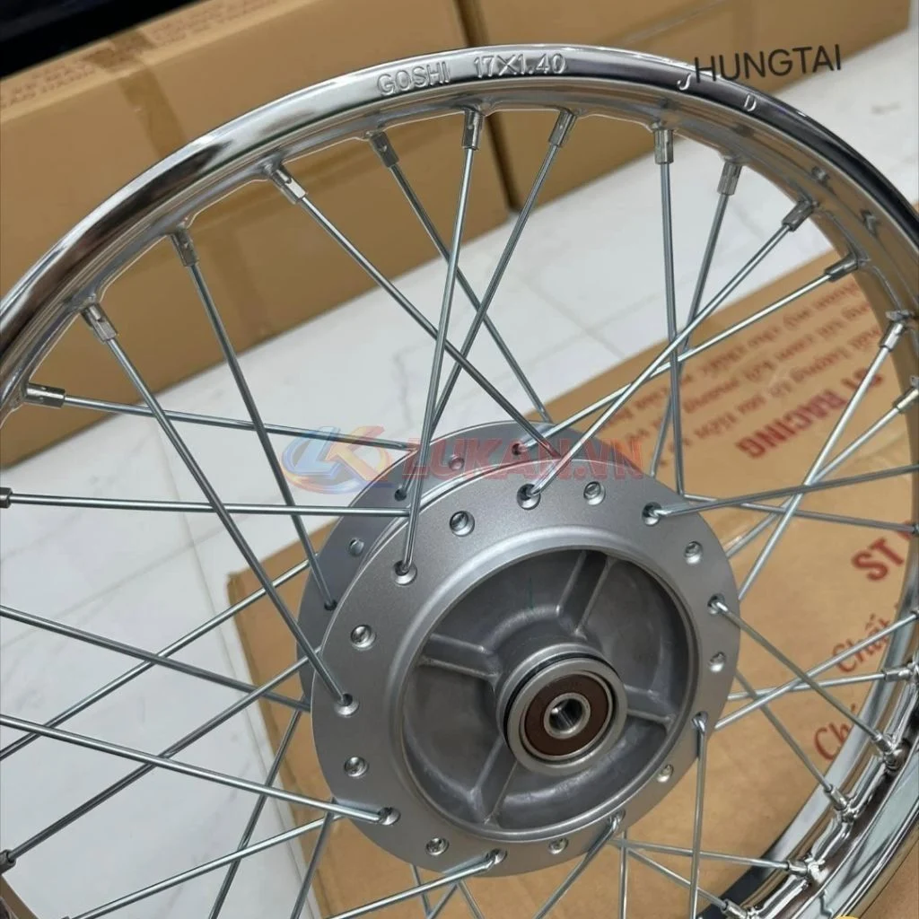 Bộ bánh căm đùm niềng Super DREAM, WAVE ALPHA đời đầu... vành zin Honda - Ảnh 4