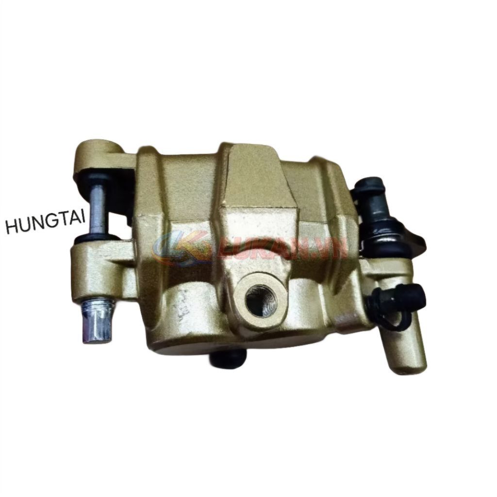 Cụm heo dầu, thắng phanh đĩa trước FUTURE 2, NEO, X 125.... 2 pist vàng - Ảnh 2