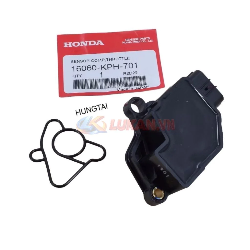 Cục cảm biến TPS bướm ga sensor FUTURE NEO, X, WAVE 125.... họng xăng zin 16060-KPH-701 - Ảnh 2