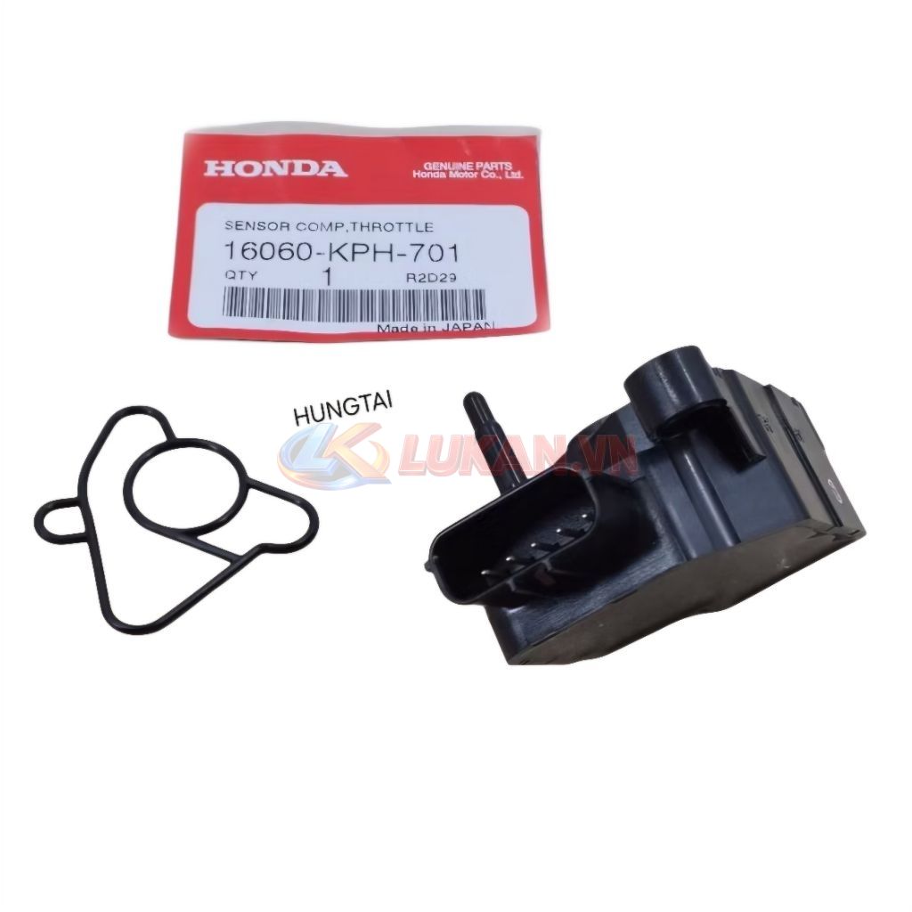 Cục cảm biến TPS bướm ga sensor FUTURE NEO, X, WAVE 125.... họng xăng zin 16060-KPH-701 - Ảnh 3