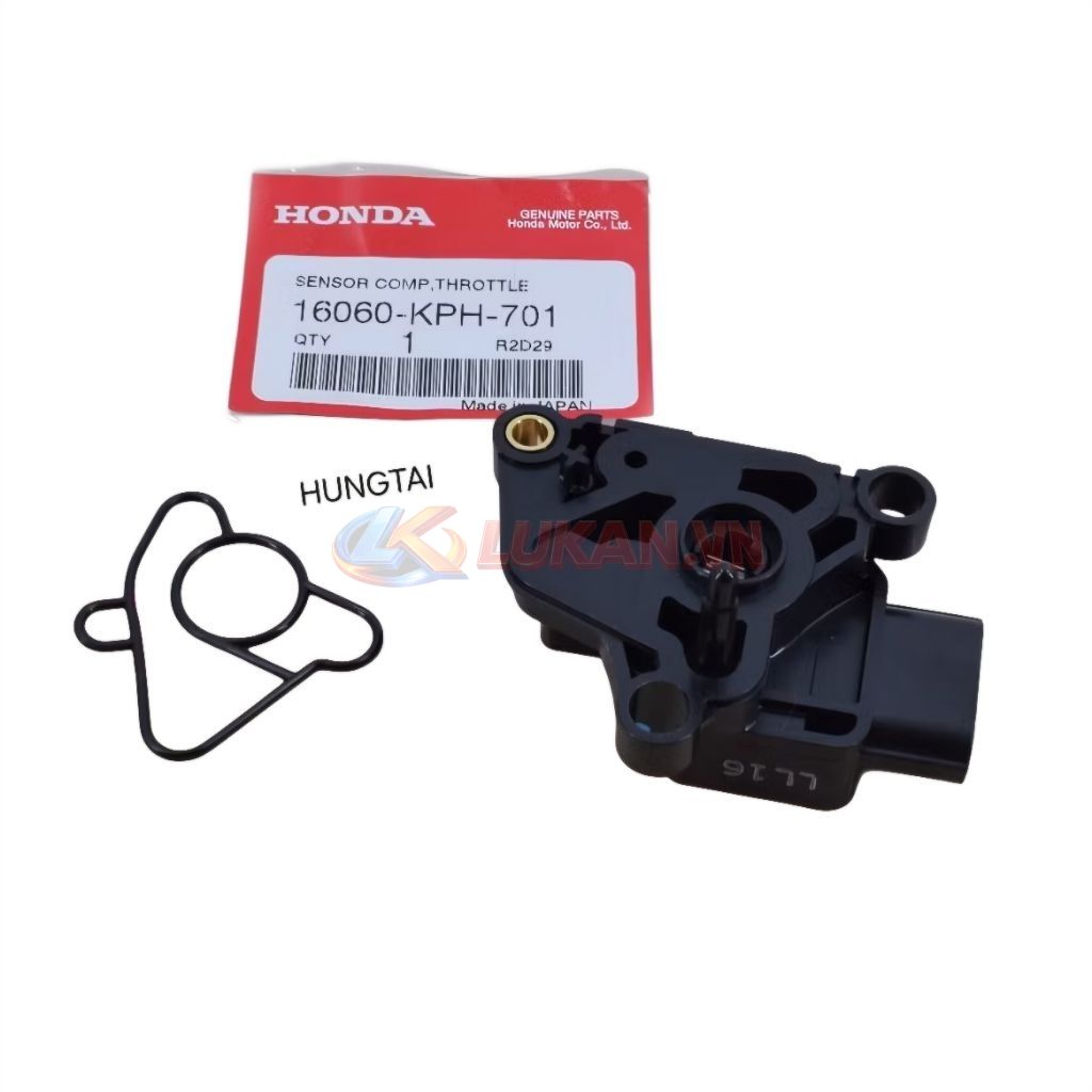 Cục cảm biến TPS bướm ga sensor FUTURE NEO, X, WAVE 125.... họng xăng zin 16060-KPH-701 - Ảnh 4