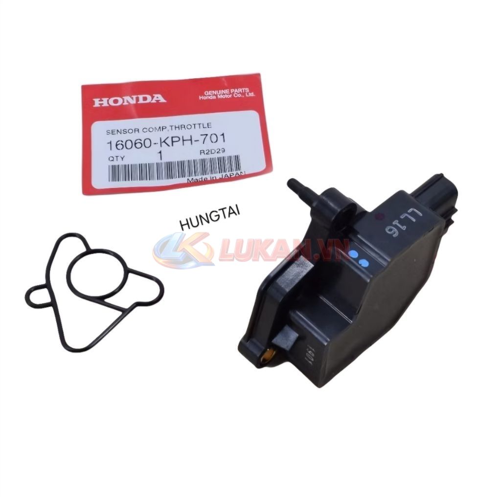 Cục cảm biến TPS bướm ga sensor FUTURE NEO, X, WAVE 125.... họng xăng zin 16060-KPH-701 - Ảnh 5