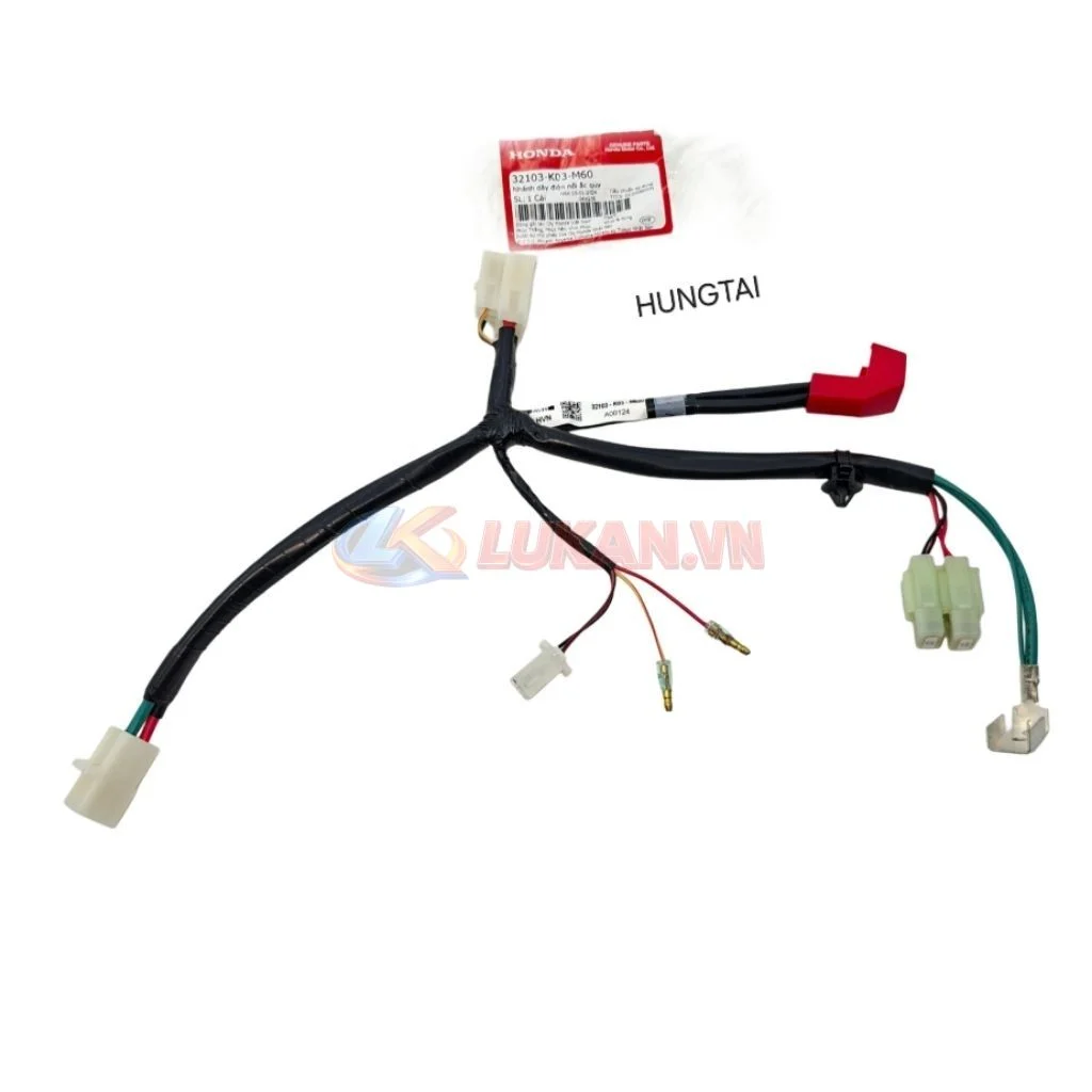 Dây điện bình, cầu chì ắc quy WAVE RSX 2014-2025 Fi... zin 32103-K03-M60 - Ảnh 2