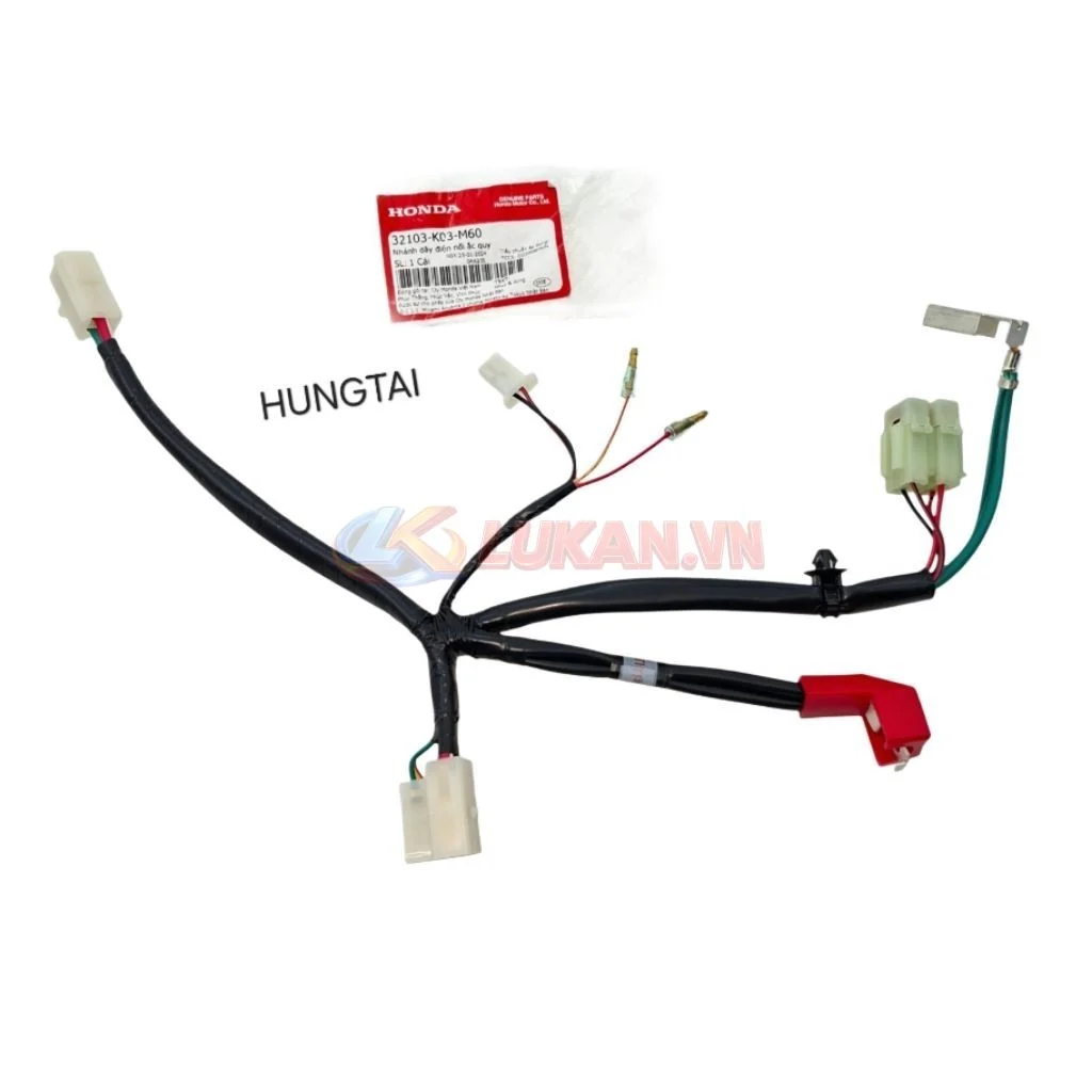 Dây điện bình, cầu chì ắc quy WAVE RSX 2014-2025 Fi... zin 32103-K03-M60 - Ảnh 4