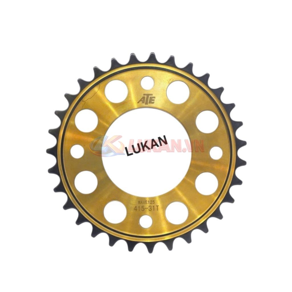 Bánh răng, nhông tải dĩa sau 415 WAVE A, RS, S110, RSX, FUTURE 125....5 ly đủ size - Ảnh 4