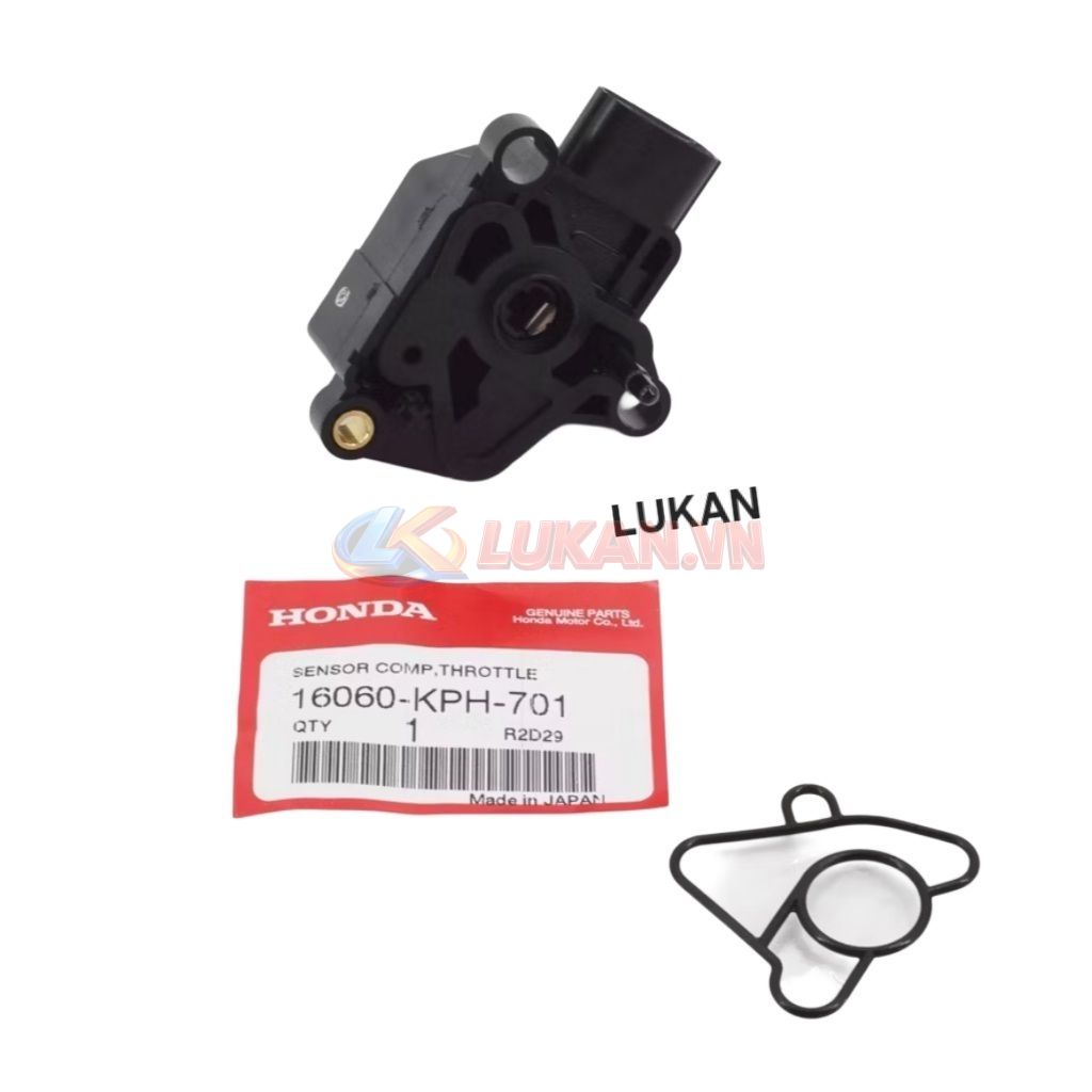 Cục cảm biến TPS bướm ga sensor FUTURE NEO, X, WAVE 125.... họng xăng zin 16060-KPH-701 - Ảnh 7