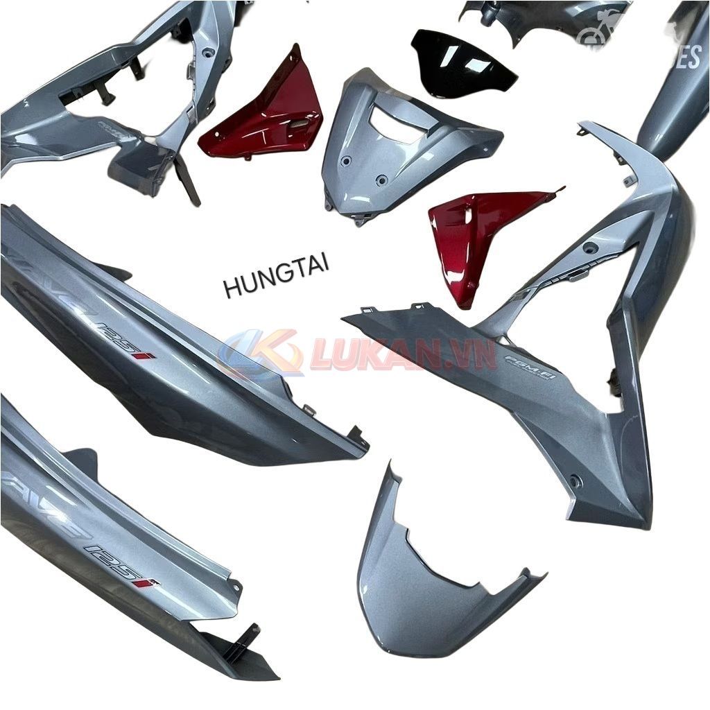 Bộ nhựa dàn áo, vỏ xe FUTURE LED, WAVE 125i.... Xám bạc zin Honda - Ảnh 6