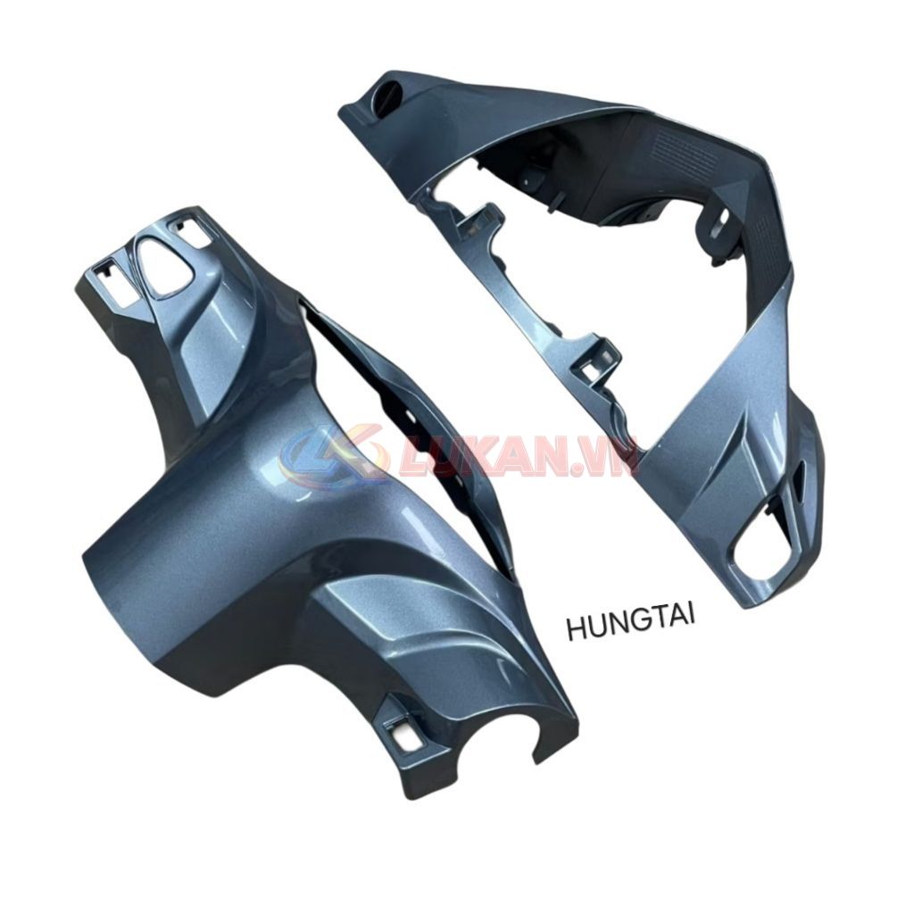 Bộ nhựa ốp vỏ đầu đèn trước xe FUTURE LED, WAVE 125i.... Xanh zin - Ảnh 5