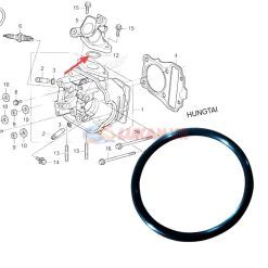 Sin cao su, ron co xăng, cổ hút WAVE RSX Fi, FUTURE 125.... 29x2,4 91304-KPH-700