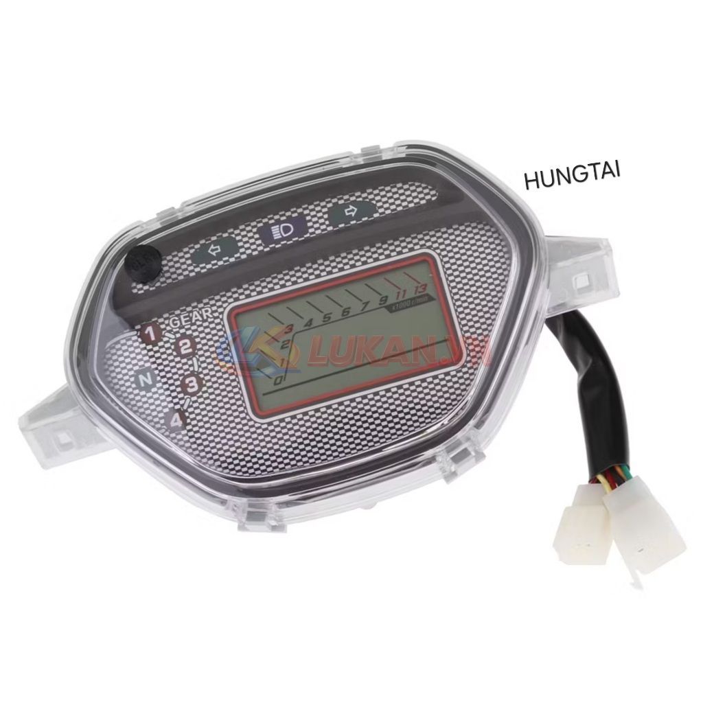 Cụm đồng hồ điện tử xe WAVE Thái, ALPHA, ZX.... công tơ mét mẫu củ