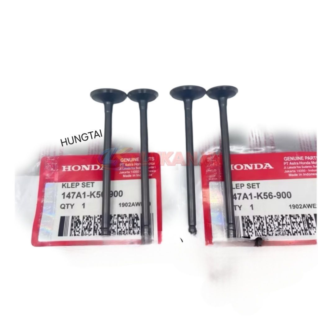 Bộ 4 cây xupap đầu quylat xe WINNER, SONIC, CBR 150.... zin 147A1-K56-N01, 147A1-K56-900 - Ảnh 5