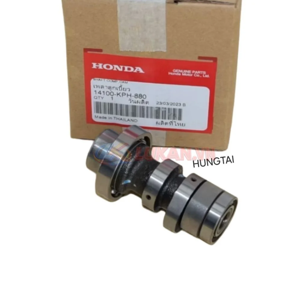 Trục cốt cam đầu quylat xe FUTURE 2, NEO, X 125.... zin 14100-KPH-880 - Ảnh 2