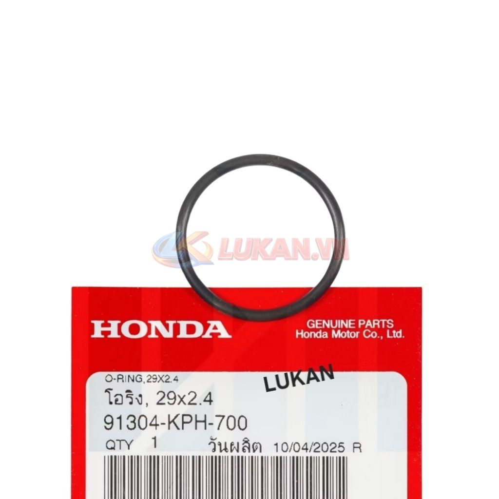 Sin cao su, ron co xăng, cổ hút WAVE RSX Fi, FUTURE 125.... 29x2,4 91304-KPH-700 - Ảnh 6