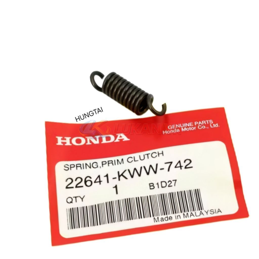 Lò xo bố ba càng chuông nồi côn ly hợp WAVE S110, RSX, ALPHA 110... zin 22641-KWW-742 - Ảnh 4