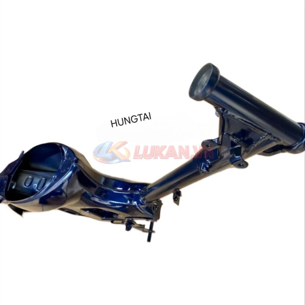 Khung sườn xe CUB 81 Xanh cao cấp - Ảnh 3