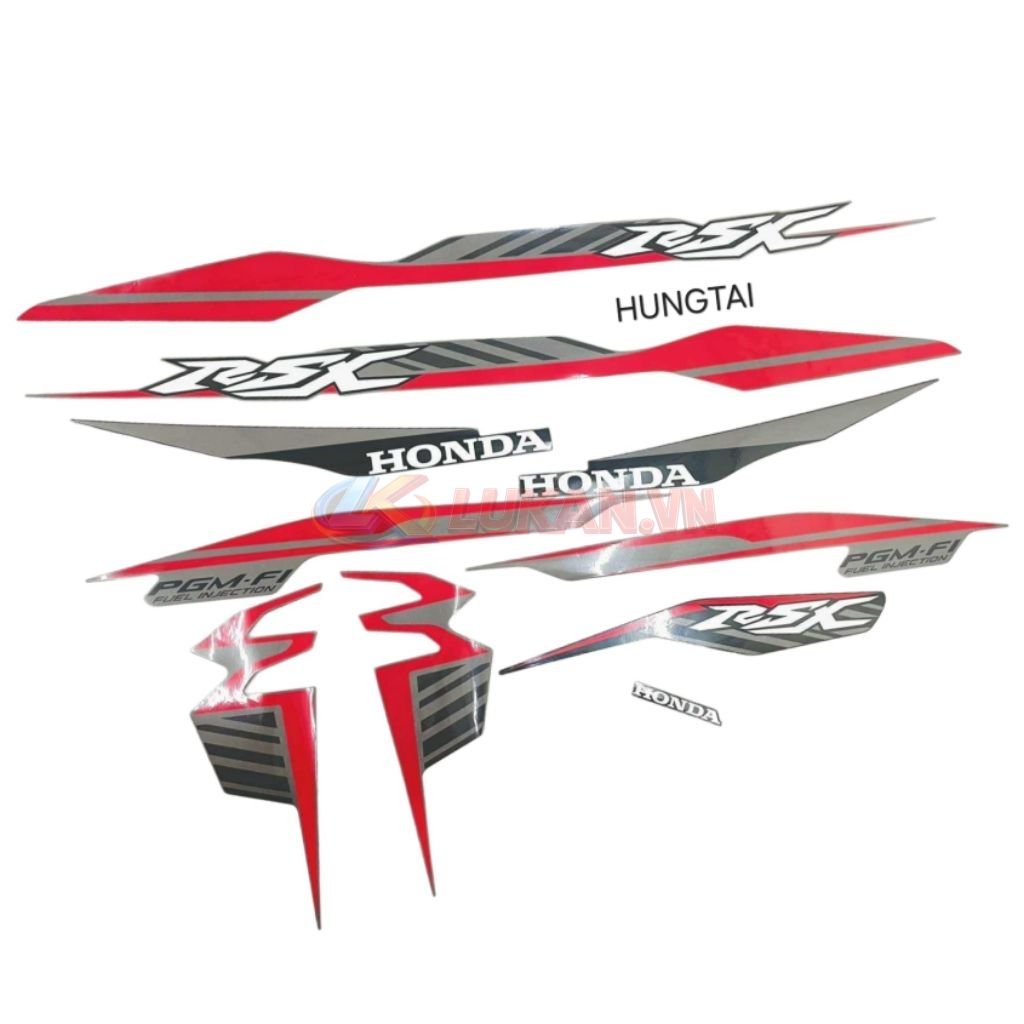 Bộ tem xe WAVE RSX 110 Fi Đỏ 2014-2025..... - Ảnh 2