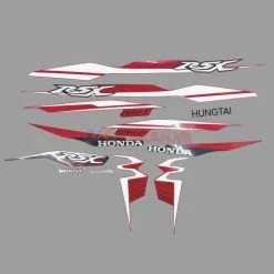 Bộ tem dán xe WAVE RSX 110 Fi đỏ trắng 2014-2025