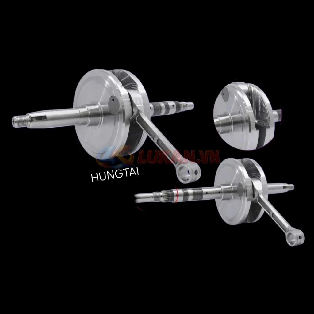 Cây dên đôn 10.25, biên trục khuỷu xe DREAM, WAVE..... tay CNC 102, má 103 - Ảnh 4