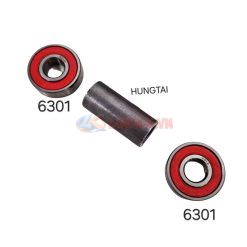 2 Vòng bi, bạc đạn đùm bánh trước DREAM, WAVE ALPHA... thắng đùm 6301