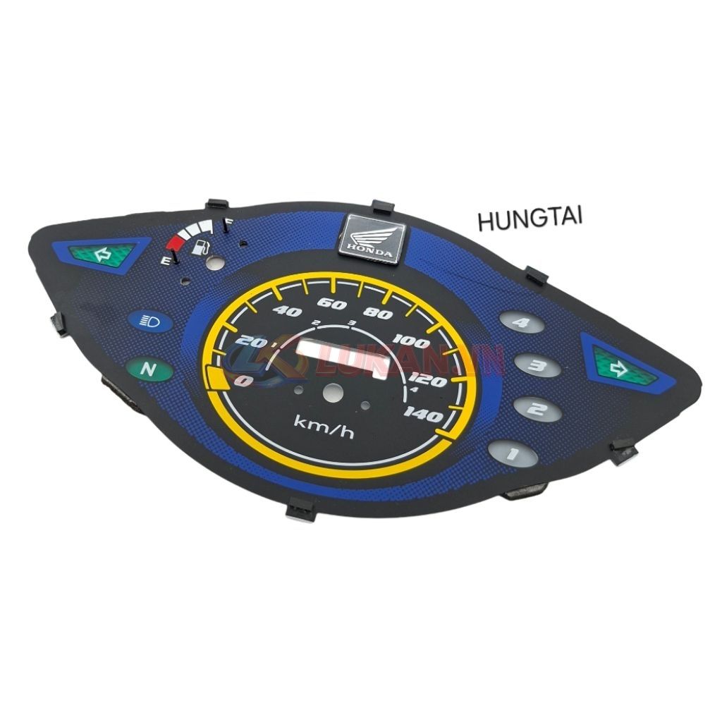 Mặt nền đồng hồ, công tơ mét xe WAVE A, RS, S100.... viền vàng zin - Ảnh 2