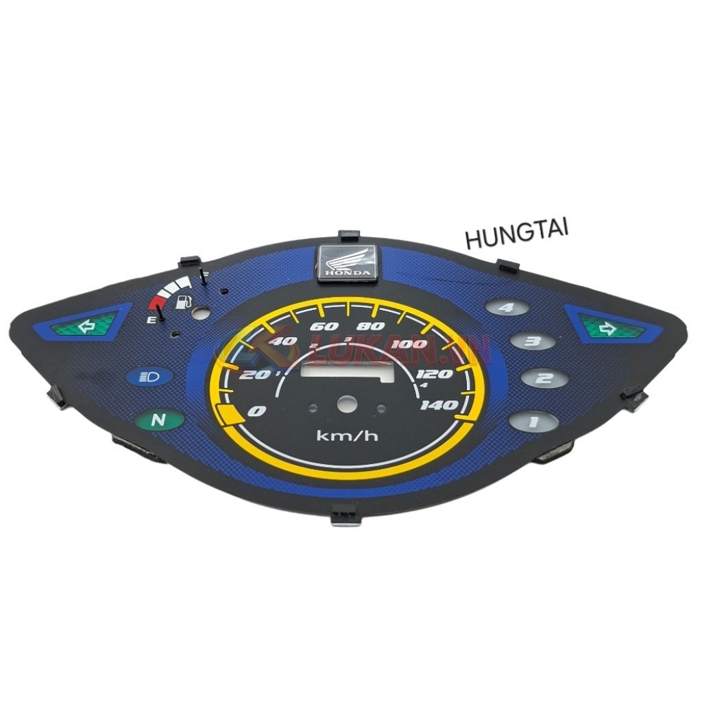 Mặt nền đồng hồ, công tơ mét xe WAVE A, RS, S100.... viền vàng zin - Ảnh 3