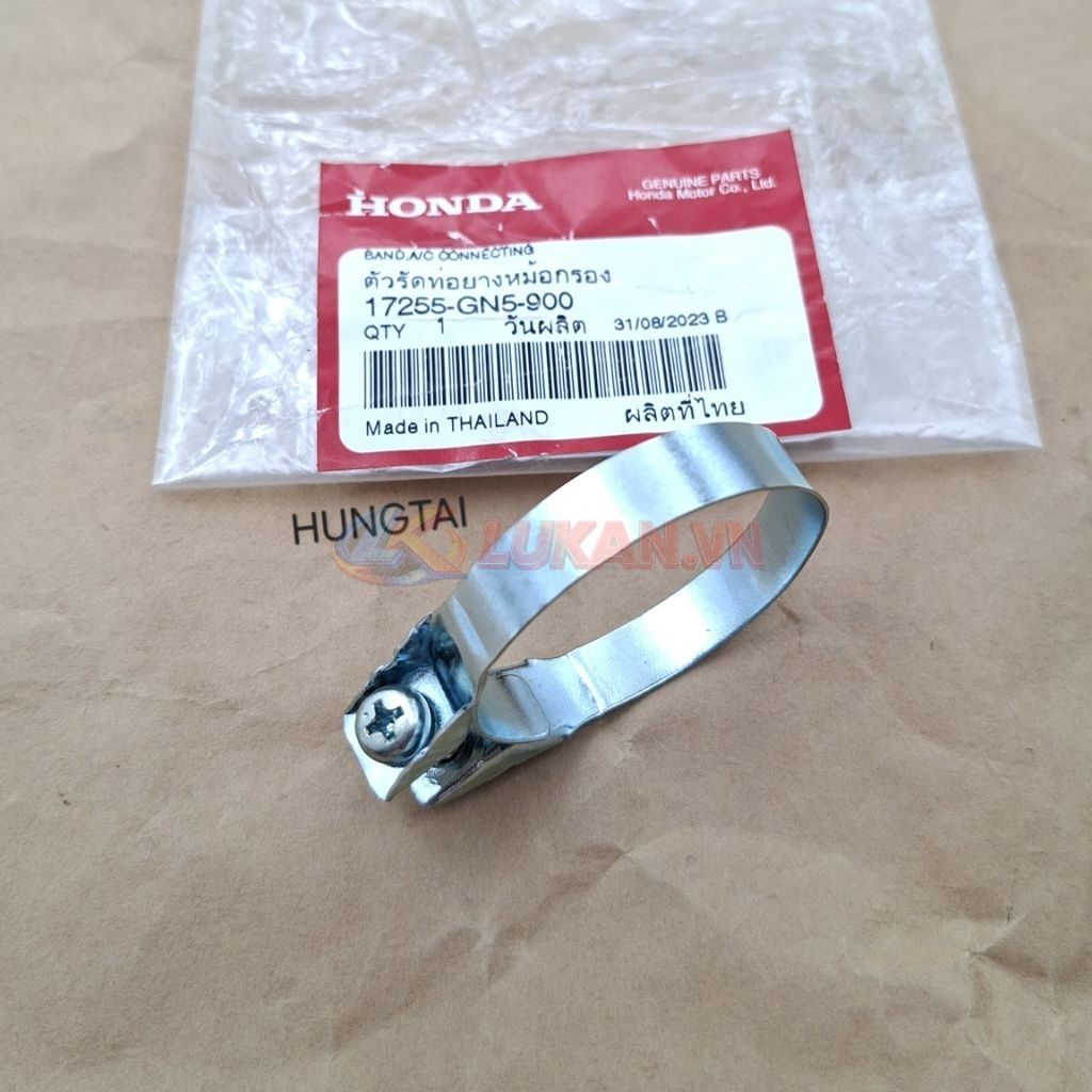 Vòng xiết cổ hút, co lọc gió xe DREAM, WAVE... zin Honda Thái 17255-GN5-900 - Ảnh 4