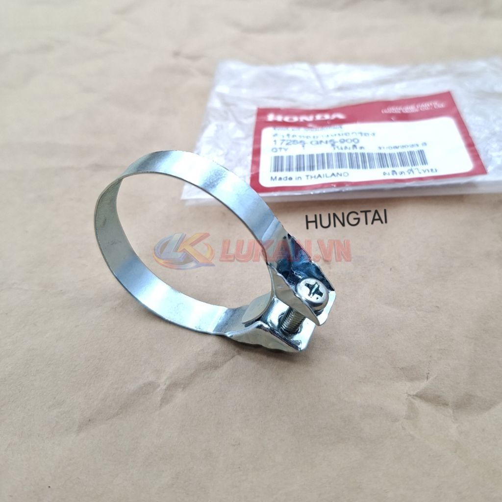 Vòng xiết cổ hút, co lọc gió xe DREAM, WAVE... zin Honda Thái 17255-GN5-900 - Ảnh 5