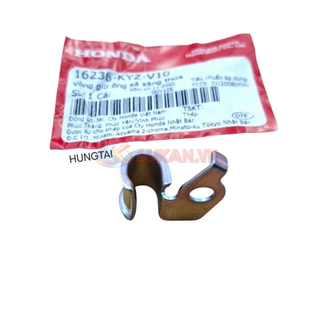 Pass đỡ ống xã xăng dư xe FUTURE MẬP 125... zin Honda 16236-KYZ-V10