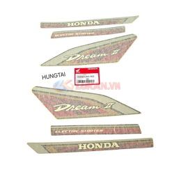 Bộ tem lửa dán xe DREAM Thái zin mẫu xưa