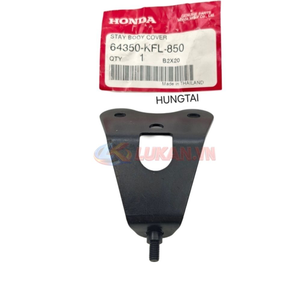Tấm mũi yên 3 lỗ, đệm bản lề xe WAVE Thái, FUTURE 1... zin 64350-KFL-850 - Ảnh 7