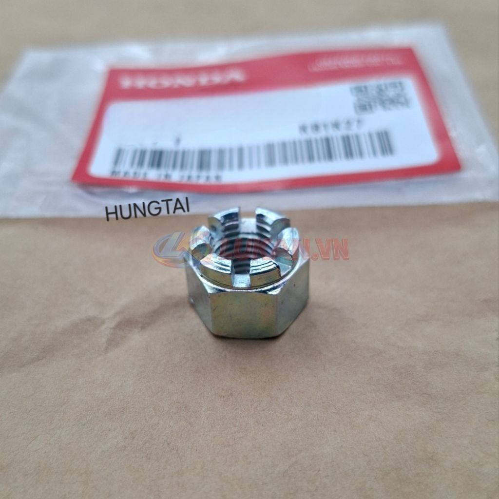 Ốc, tán đùm cốt bánh xe CUB.... 8mm cao khía rảnh