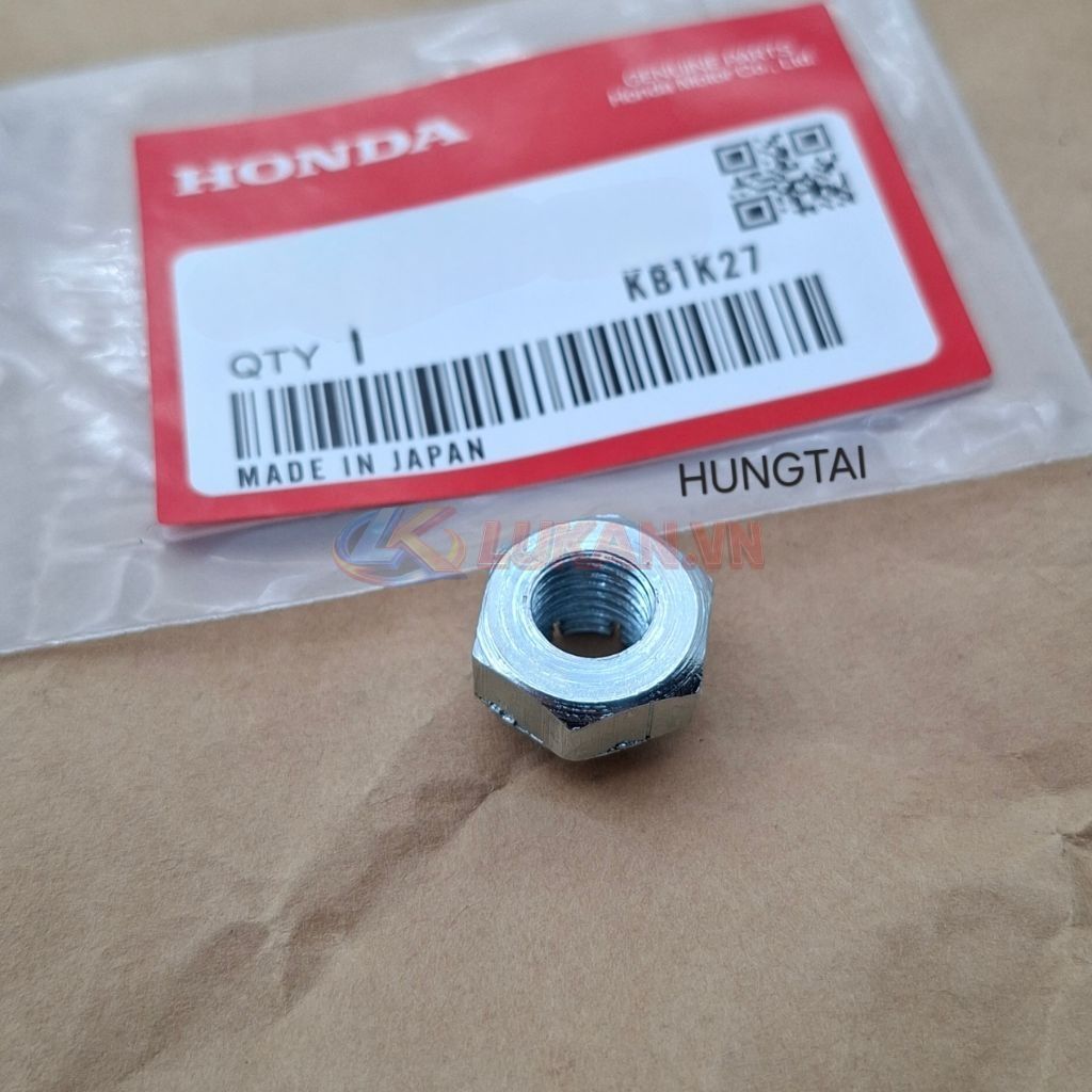 Ốc, tán đùm cốt bánh xe CUB.... 8mm tròn khía rảnh - Ảnh 4