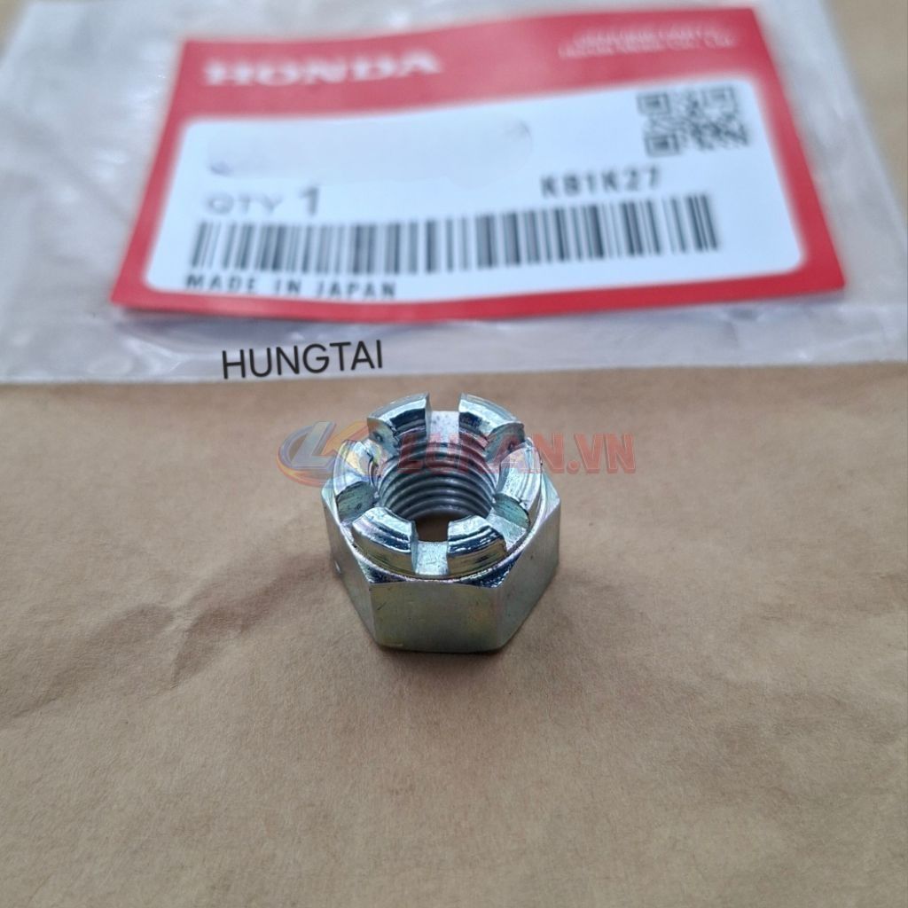 Ốc, tán đùm cốt bánh xe CUB.... 8mm cao khía rảnh - Ảnh 3