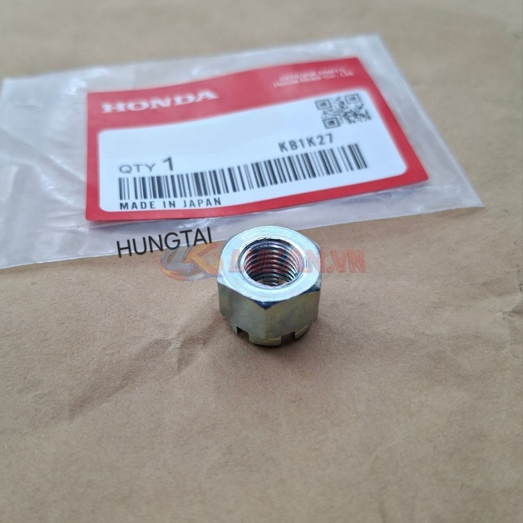 Ốc, tán đùm cốt bánh xe CUB.... 8mm cao khía rảnh - Ảnh 4